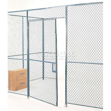 Global Industrial Wire Mesh Hinged Door, 10x4 603335